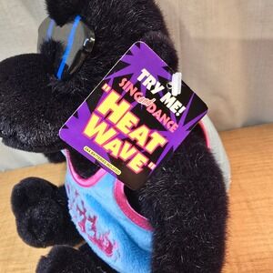 Vintage Dan Dee Heat‎ Wave Sing & Dance Animated Gorilla Black Plush WORKS